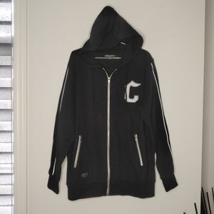 Crooks and Castles full zip hoody - new - large